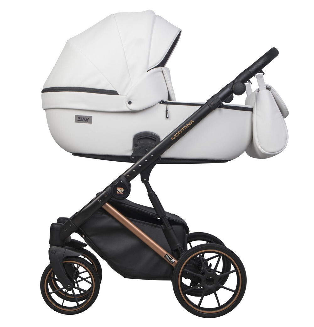 Детская коляска Riko Basic Montana Premium Copper 2 в 1 11 White