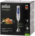 Блендер погружной BRAUN Multiquick 3 MQ3035 Sauce (q)