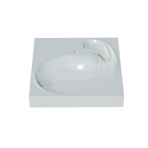 Раковина над стиральной машиной "Buta" 60*60 ш*г, с кронштейнами (Madera)