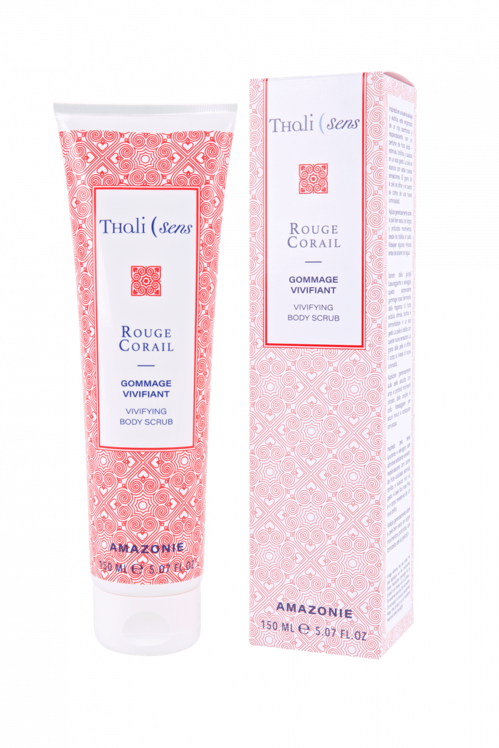 Thalion Гоммаж для тела тонизирующий Красный Коралл  Thali Sens Gommage Tonifiant Rouge Coral 150 мл