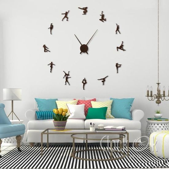 Настенные 3D часы Художественная гимнастика