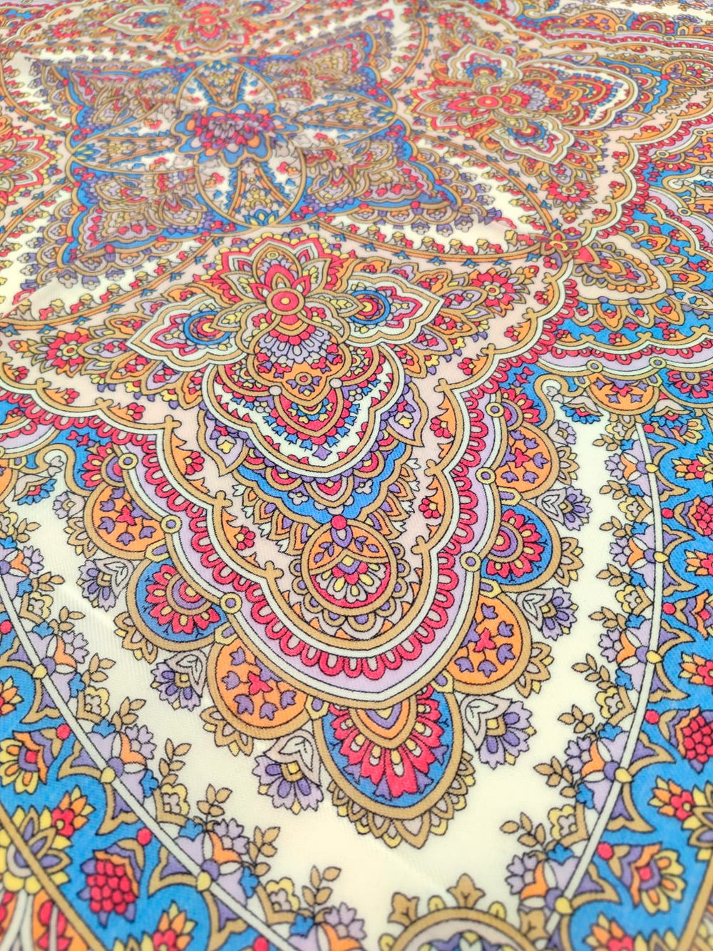 Павловопосадский платок Песенка весеннего дождя 1926-2