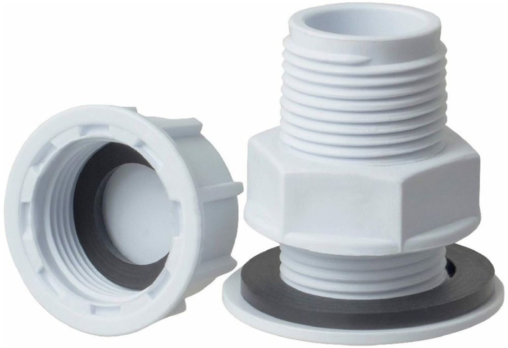 Штуцер в бак с заглушкой 3/4" "MASTERPROF"