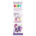 RADIUS, Super Duper Immuni-Power Toothpaste, Super Duper Bubble Berry Mint, 71 г (2,5 унции)