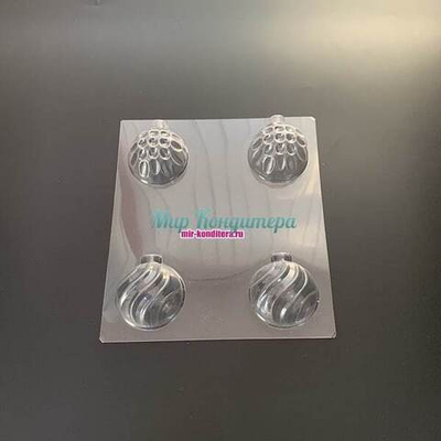 Форма для шоколада "Новогодние шары №13"