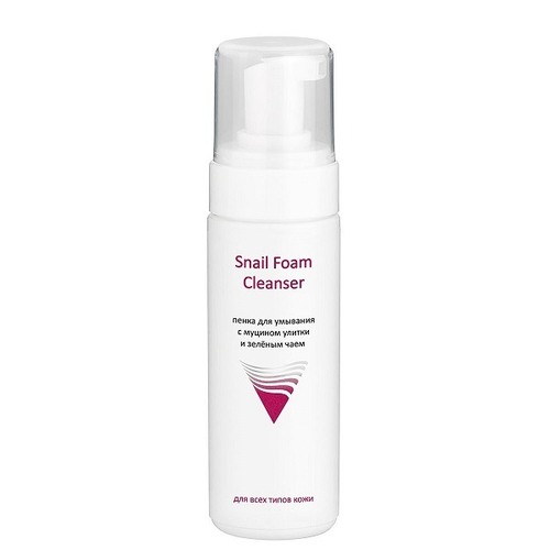 Пенка для умывания с муцином улитки и зелёным чаем Aravia Professional Snail Foam 160мл