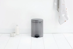 Brabantia Платиновый мусорный контейнер NewIcon 5л.