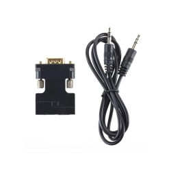 VCOM CA336A Переходник HDMI(F) --&gt; VGA(M)+audio,1080*60Hz, VCOM &lt;CA336A&gt; [4895182225145]