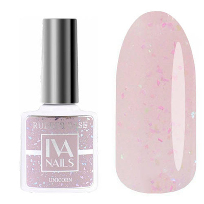 IVA nails Rubber base UNICORN №4 8 ml
