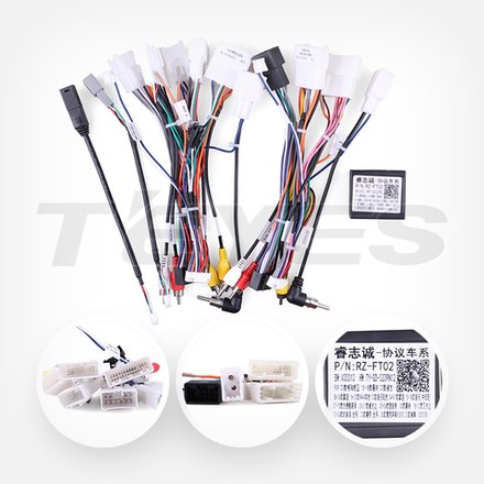 Комплект рамки с разъёмами 9"+can Toyota C-HR 2016-2023 п/руль (вместо 200х100мм) 133мм - Car-Smart 9549RF1