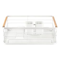 Сушилка для посуды Granli, 43x30,5x14 см, белая