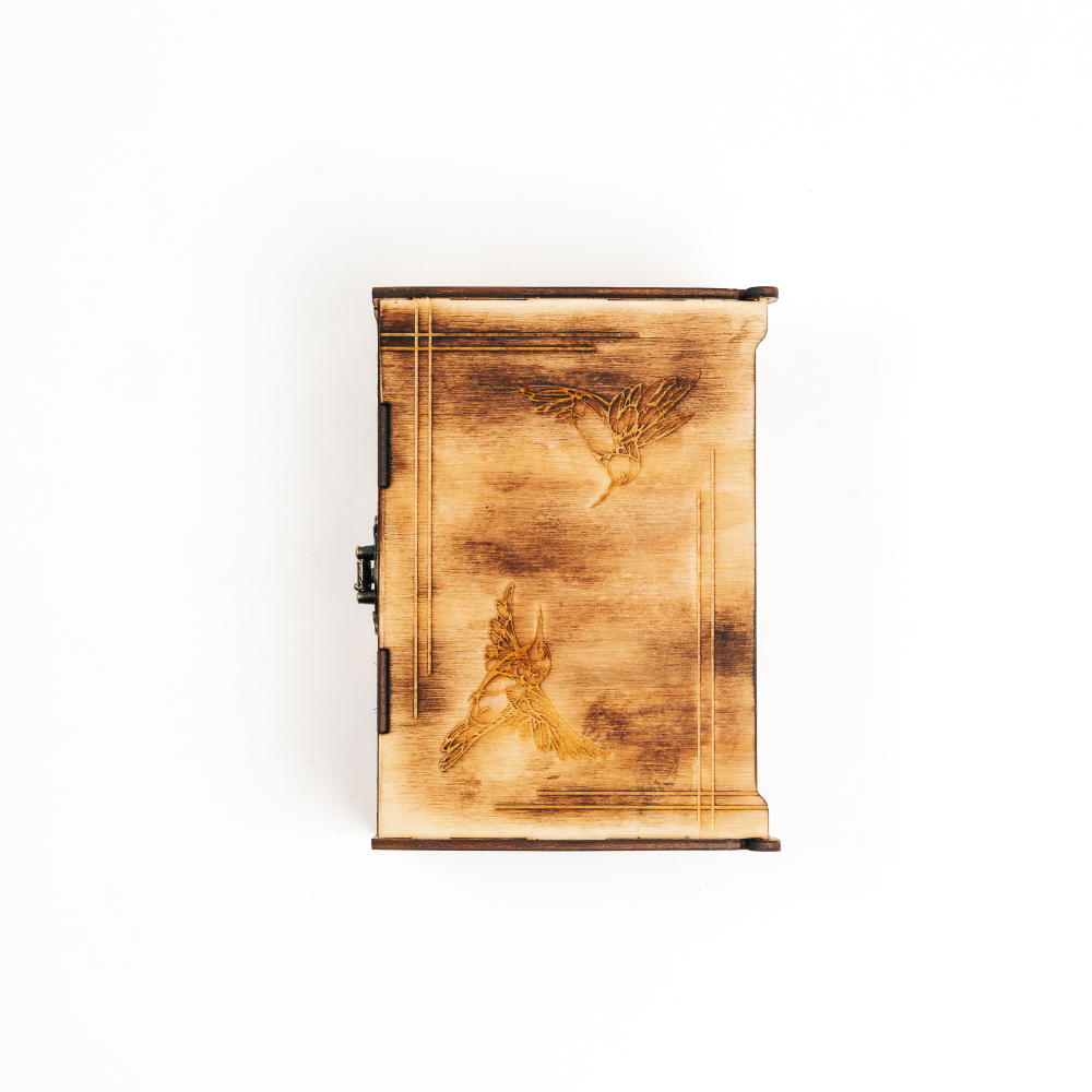 Подарочный деревянный короб для рюмок (стопок). PK39