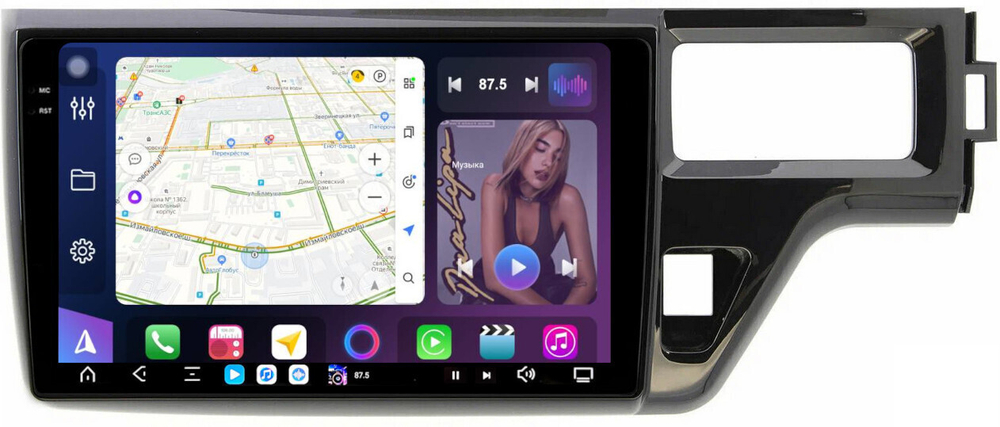 Магнитола для Honda Stepwgn 5 2015-2021 - FarCar GX10-9516 монитор 10.36" 2K QLED на Android 14, TS20, 6+128Гб, CarPlay, 4G SIM-слот