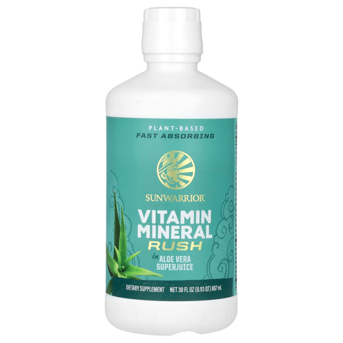 Sunwarrior, Vitamin Mineral Rush, в составе суперсок алоэ вера, 887 мл (30 жидк. унций)
