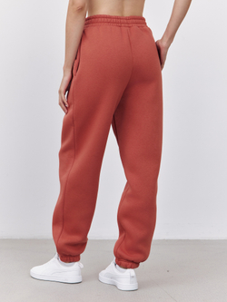 Брюки женские с начесом (терракотовый)