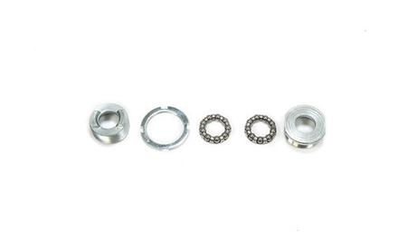 Каретка TRIX для вала под квадрат, 5 деталей, подшипники 1/4"x9-2шт, чашка 1,37"x24T-2шт, контргайка