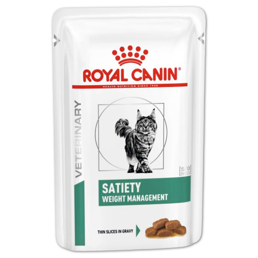 Royal Canin корм консервированный для взрослых кошек кусочки в соусе снижение веса