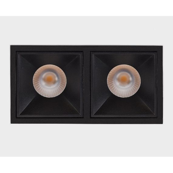 Встраиваемый светильник Italline IT06-6020 black 4000K - 2 шт. + IT06-6022 black