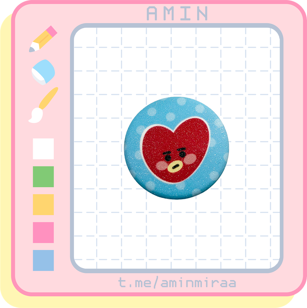 Плюшка / Значок #09 / BTS