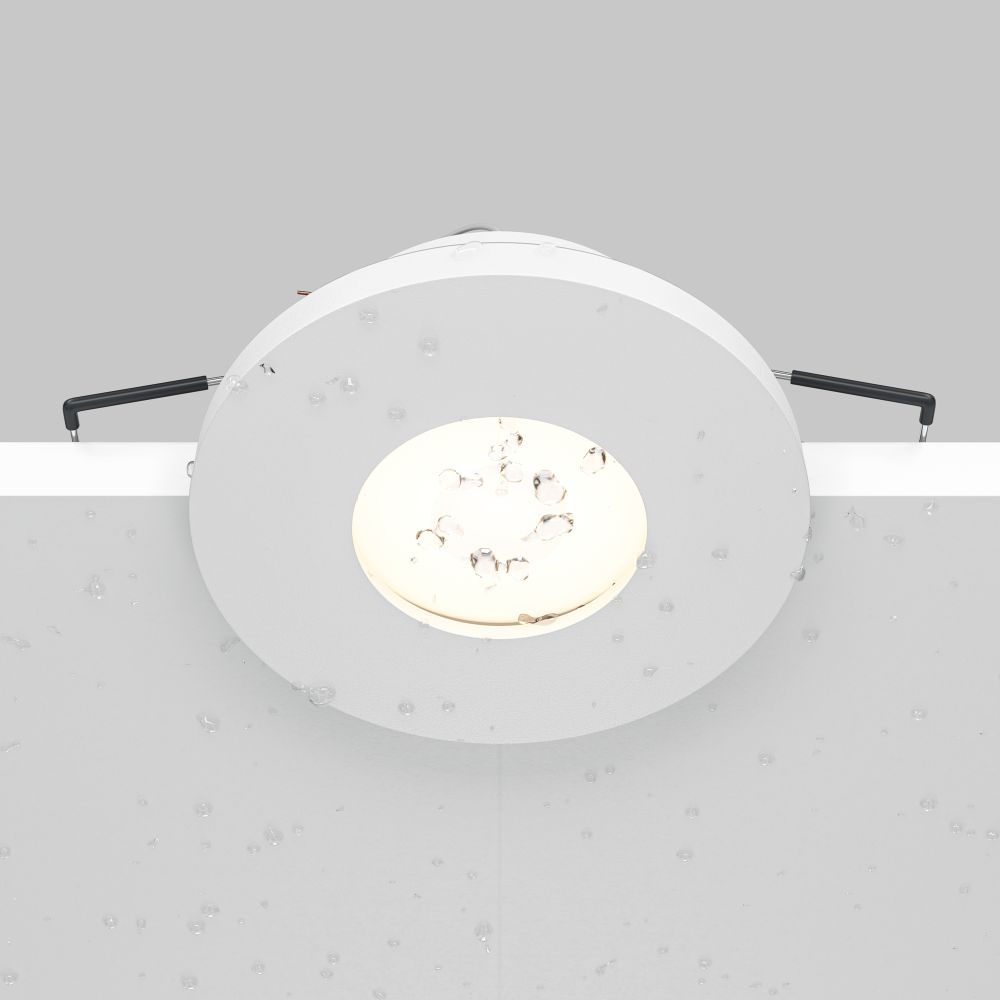 Светильник встраиваемый Maytoni Stark DL083-01-GU10-RD-W