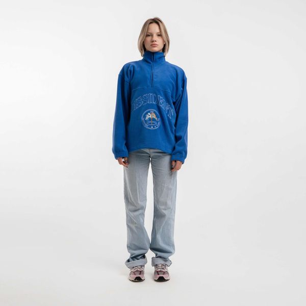 Толстовка Флисовая "DZ" Синяя - фото 2