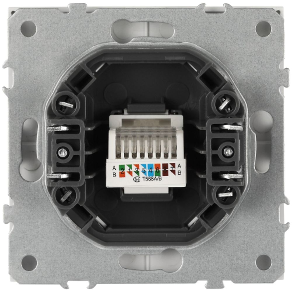 Розетка ЭРА Galaxy 15-3107-01 информационная RJ45 IP20 белый | Эра Galaxy