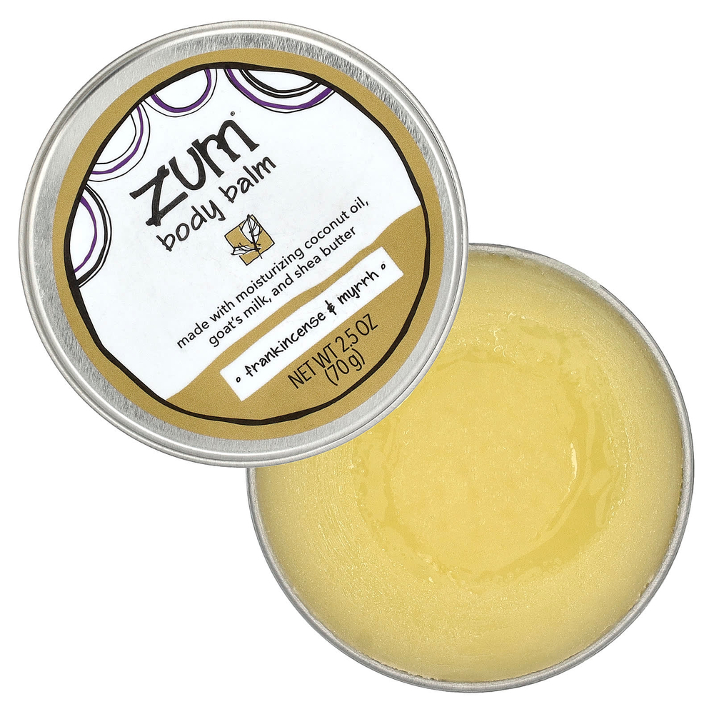 ZUM, Бальзам для тела, ладан и мирра, 70 г (2,5 унции)