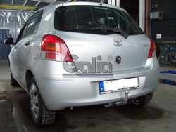 Фаркоп оцинкованный Galia T057A для Toyota Yaris 2005-2014(паспорт и сертификат в комплекте)(без электрики)