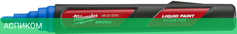 Маркер строительный Milwaukee Inkzall синий (4932492144)