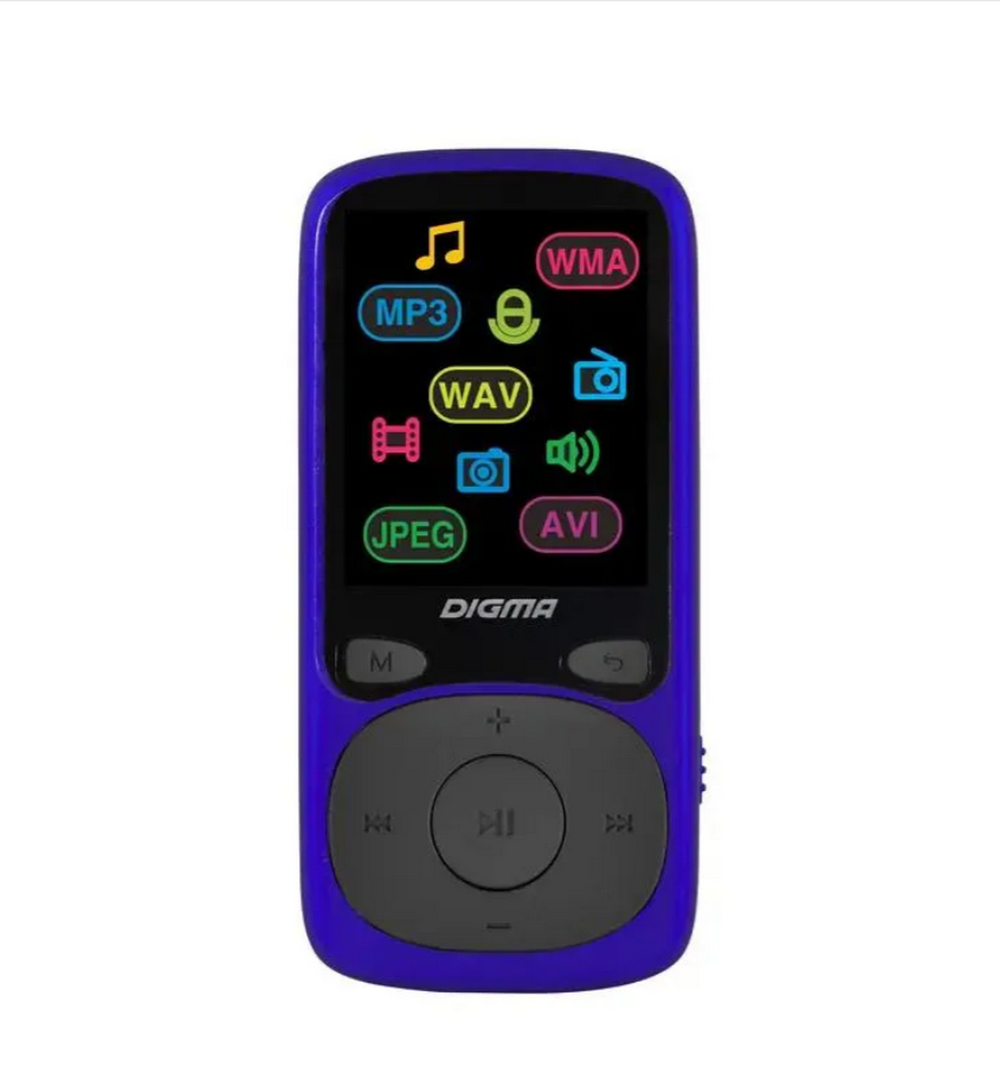 Плеер MP3 Digma Hi-Fi Flash B4 8Gb/1.8 /FM/microSDHC