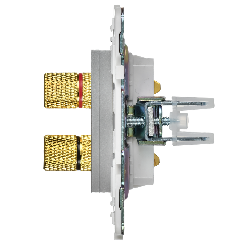 SKANDY Аудиорозетка 4-местная SK-A01S серебряный IEK