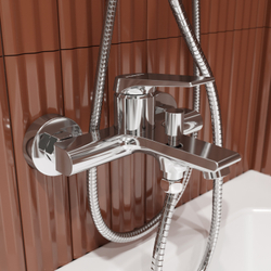 Смеситель для ванны с душем STWORKI Монтре S30100CR хром