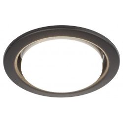 Встраиваемый светильник под лампу GX53 ЭРА KL35 SBK (к) черный матовый