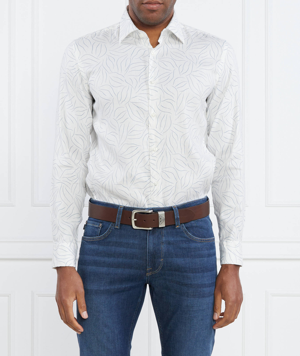 Рубашка C-HAL-kent-C1-223 BOSS BLACK - кремовый(50490471)