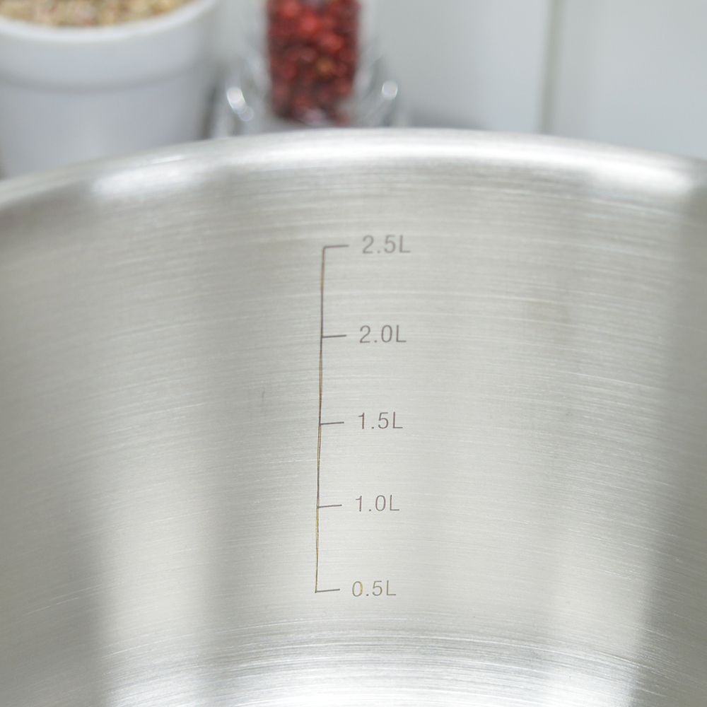 Ковш 3л без крышки 20*10см, ТРС, с одной ручкой Общепит