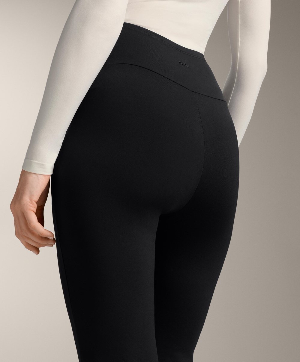 OYSHO Теплые расклешенные брюки для беременных, черный