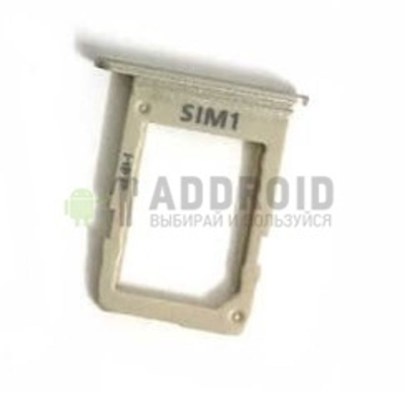 Sim лоток (один слот) для Samsung Galaxy A6 A600F (2018) / A6+ Plus A605F (2018) (Gold)