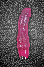 Розовый вибромассажер Starlight Gems Orion Vibrating Massager - 15,2 см. (Цвет: розовый)