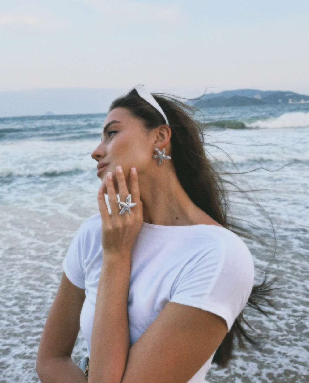 Серьги Star silver