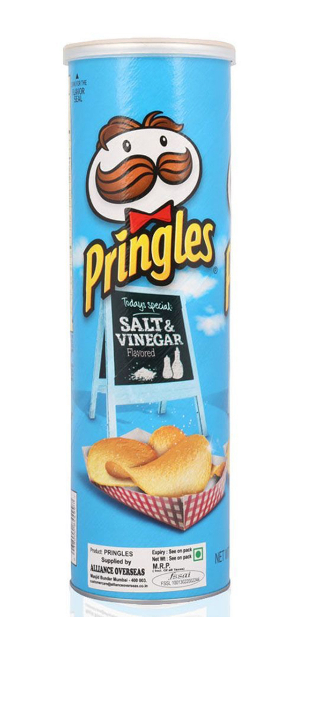 Чипсы Принглс Соль & Уксус / Pringles Salt & Vinegar   (США)