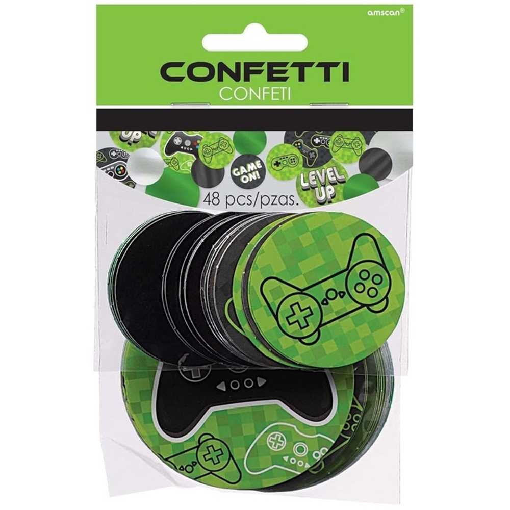 Конфетти «LEVEL UP», 2 вида, 5-8 см, 48 шт