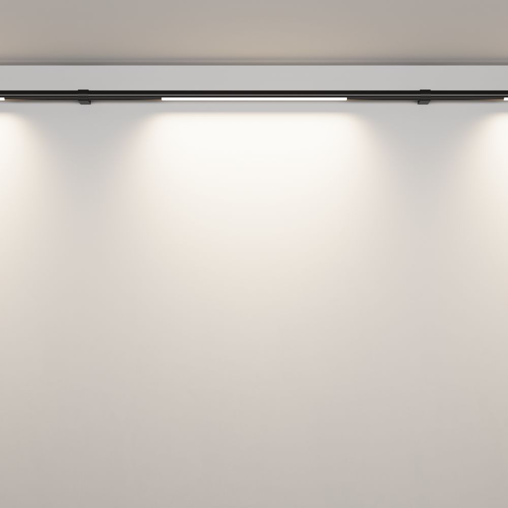 Трековый штанговый светодиодный светильник Maytoni Axity Basis C100CL-L500-12W3-6K-B