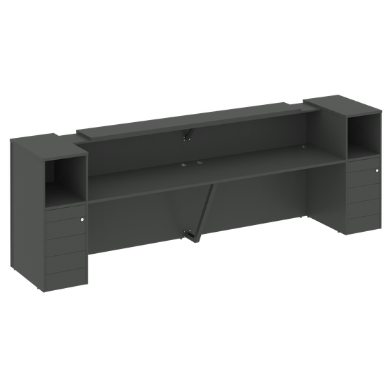 Onix Ресепшн O.R-K-11 Антрацит 3624*766*1187