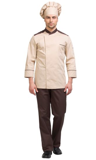 Костюм мужской "Густаво" (бежевый/коричневый)