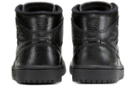 Кроссовки Jordan Air Jordan 1 Mid "Black Snakeskin" (Женская размерная сетка)