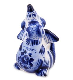 ГЛ- 881 Фигурка «Дракон» бол. (Гжельский фарфор)