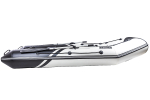 Броня-320 СК слань+киль белый-черный (Лодка ПВХ под мотор с усилением)