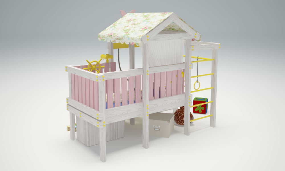 Игровой комплекс из дерева"Baby - 6"