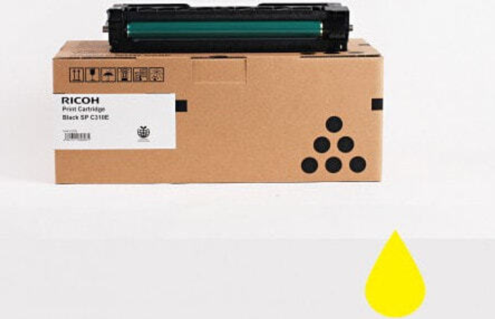 Картридж тонерный Подлинный Желтый Ricoh 406351 1 шт