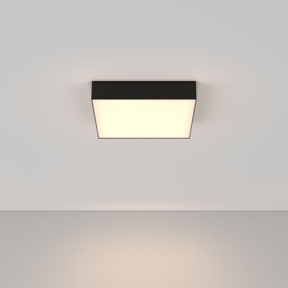 Светильник потолочный светодиодный Maytoni Zon C032CL-36W3K-SQ-B